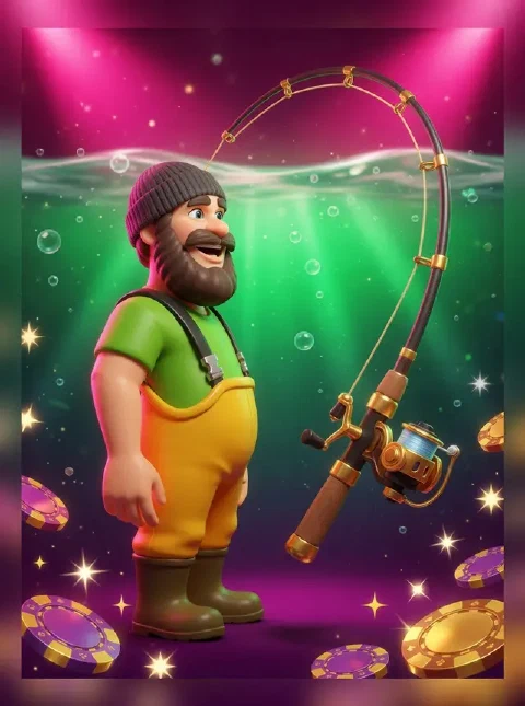Illustrated cover for Big Bass Bonanza 1000
