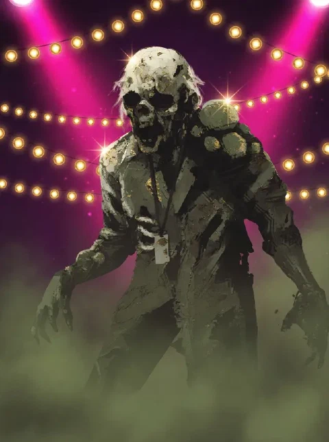 Illustrated cover for Rotten